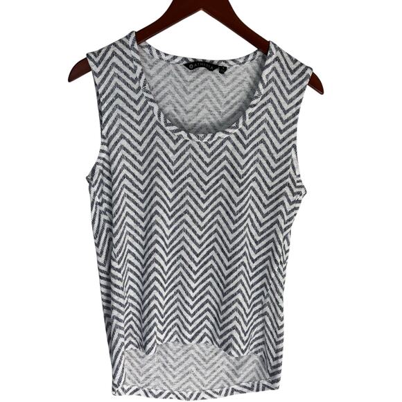 Athleta Chevron Tank Top Women’s Small High-Low Hem Sleeveless Activewear - Picture 1 of 8